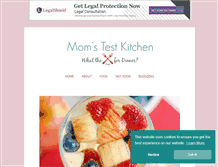 Tablet Screenshot of momstestkitchen.com